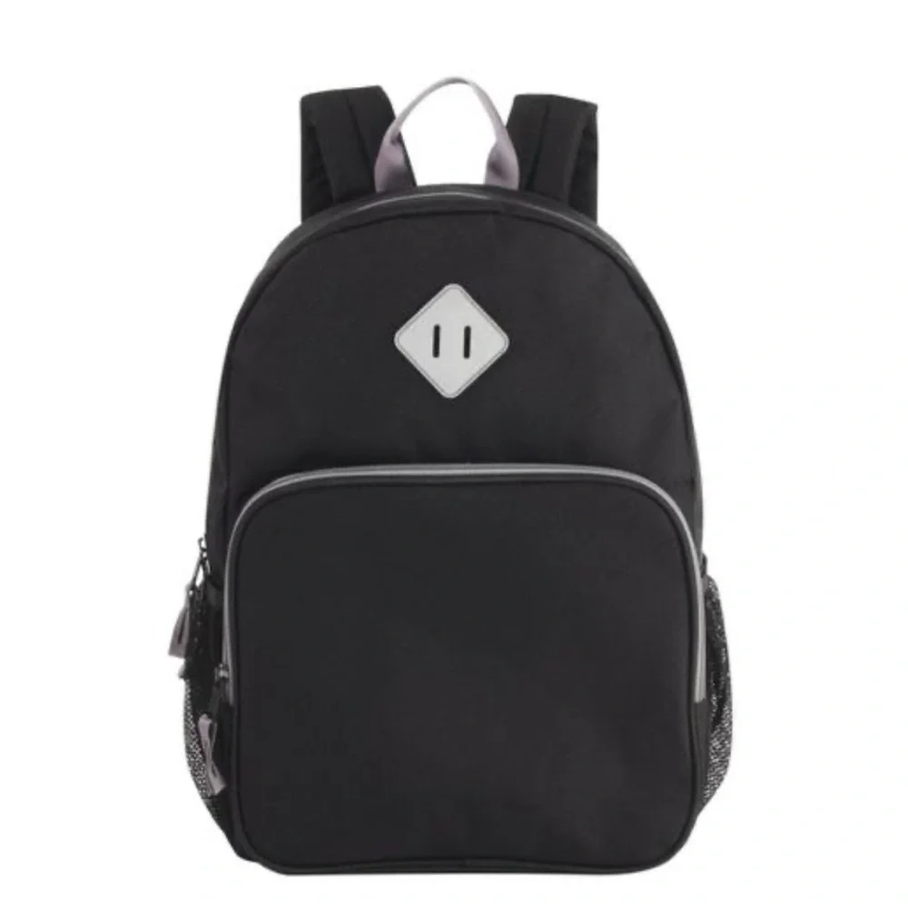 Solid Black 17” Laptop Backpack, NWT